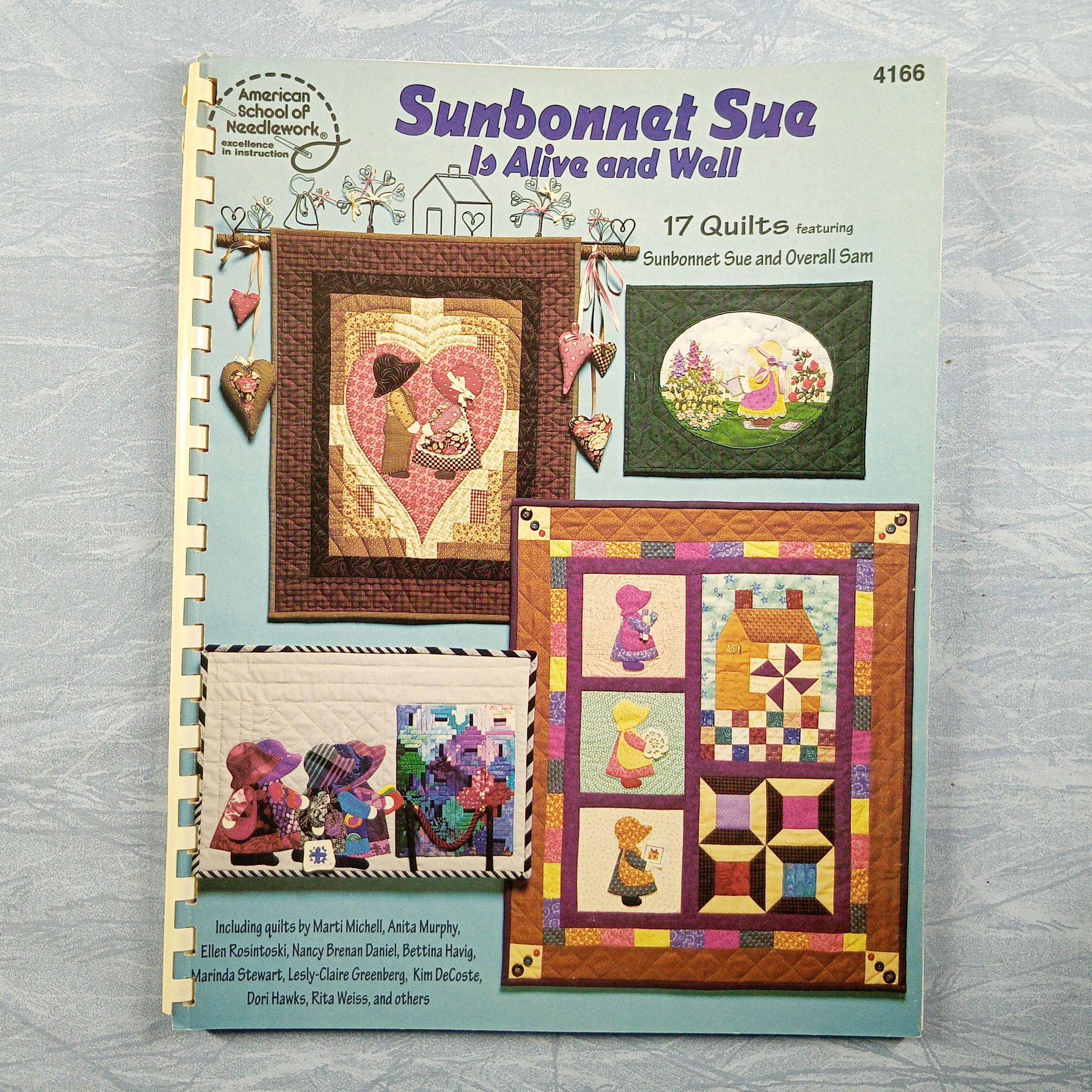 ASN #4166 Sunbonnet Sue Is Alive And Well Quilt Pattern Book