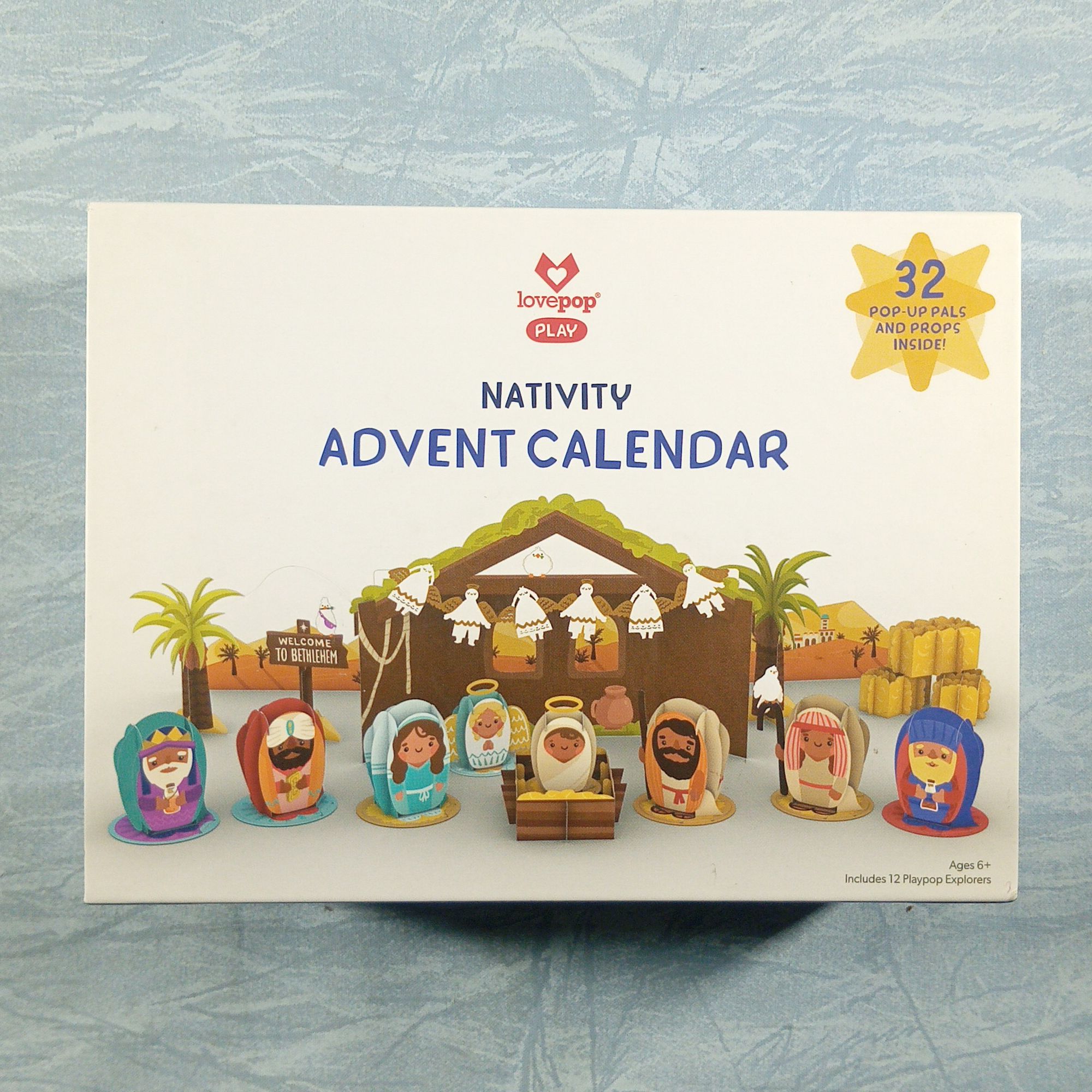 Lovepop Play Nativity Mystery Pouch Advent Calendar for ages 6+