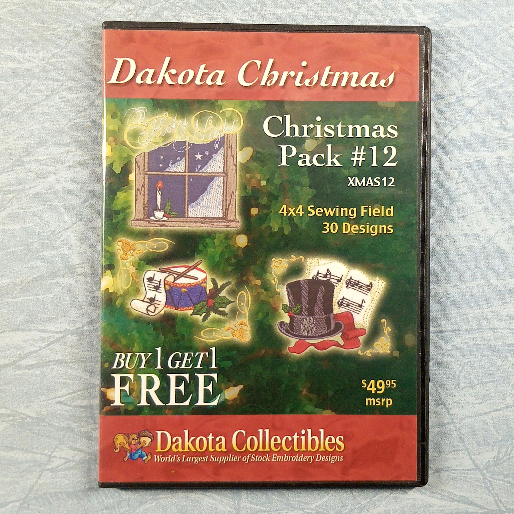 Dakota Collectibles Christmas Embroidery Design CD #12