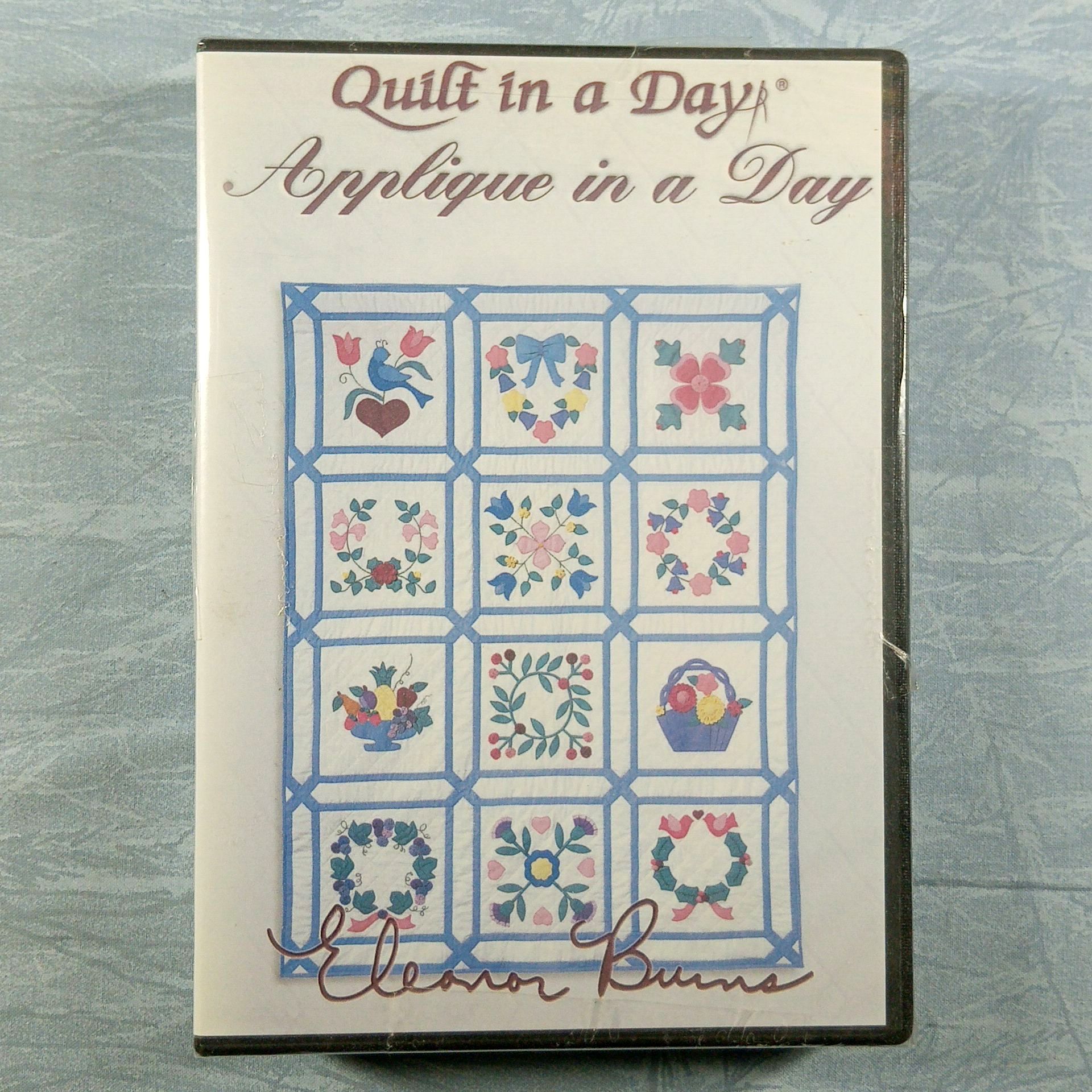 Eleanor Burns Quilt In A Day "Applique In A Day" DVDs - Parts 1&2, 3&4