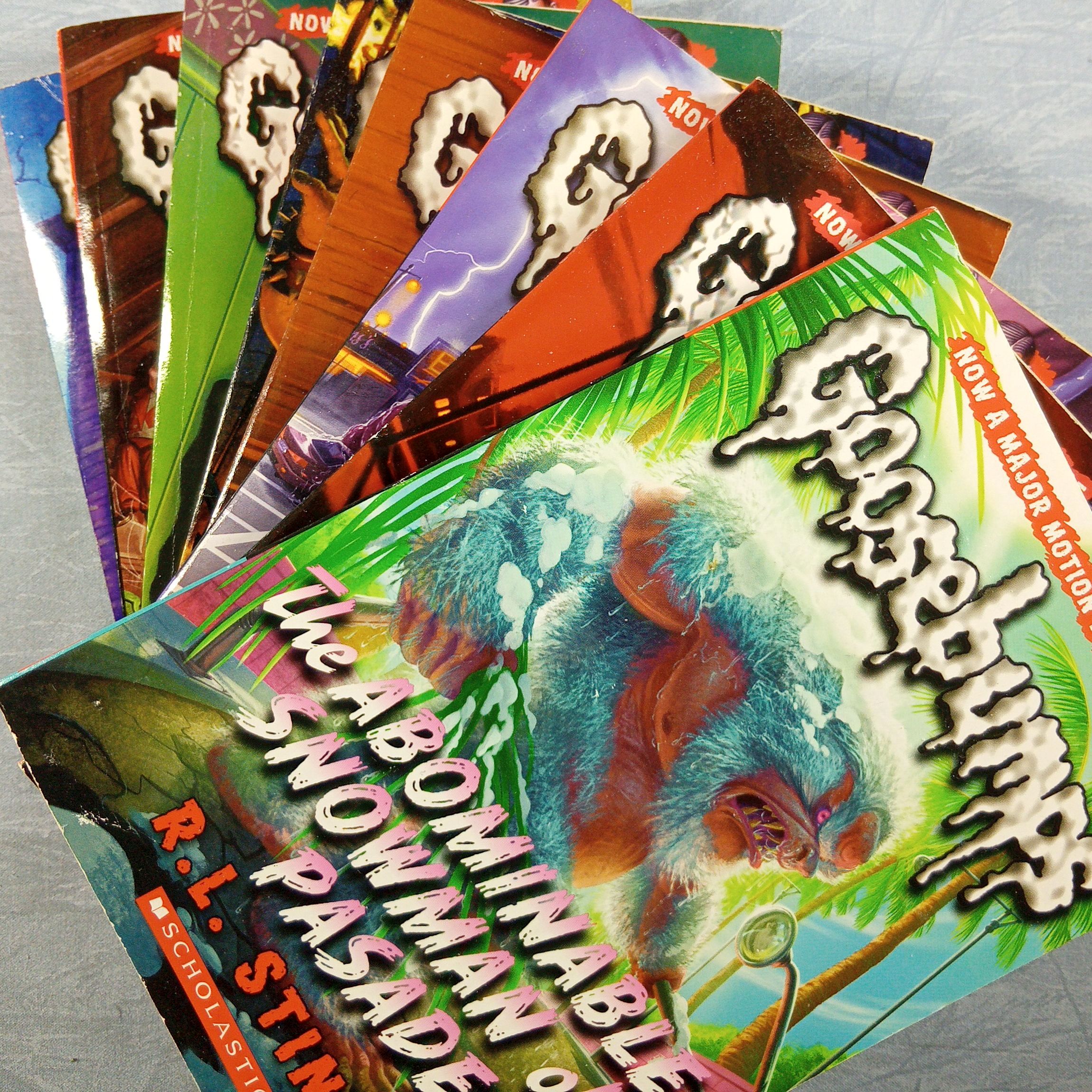 Book Lot (8 SC) - Goosebumps - The Blob That Ate Everyone, +7 more