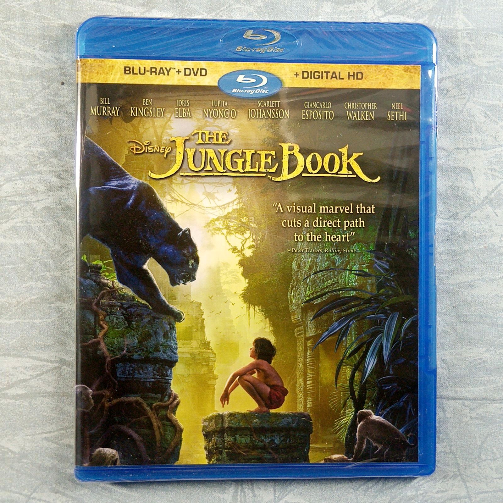 Blu-ray - Disney The Jungle Book - Murray, Kingsley, Elba