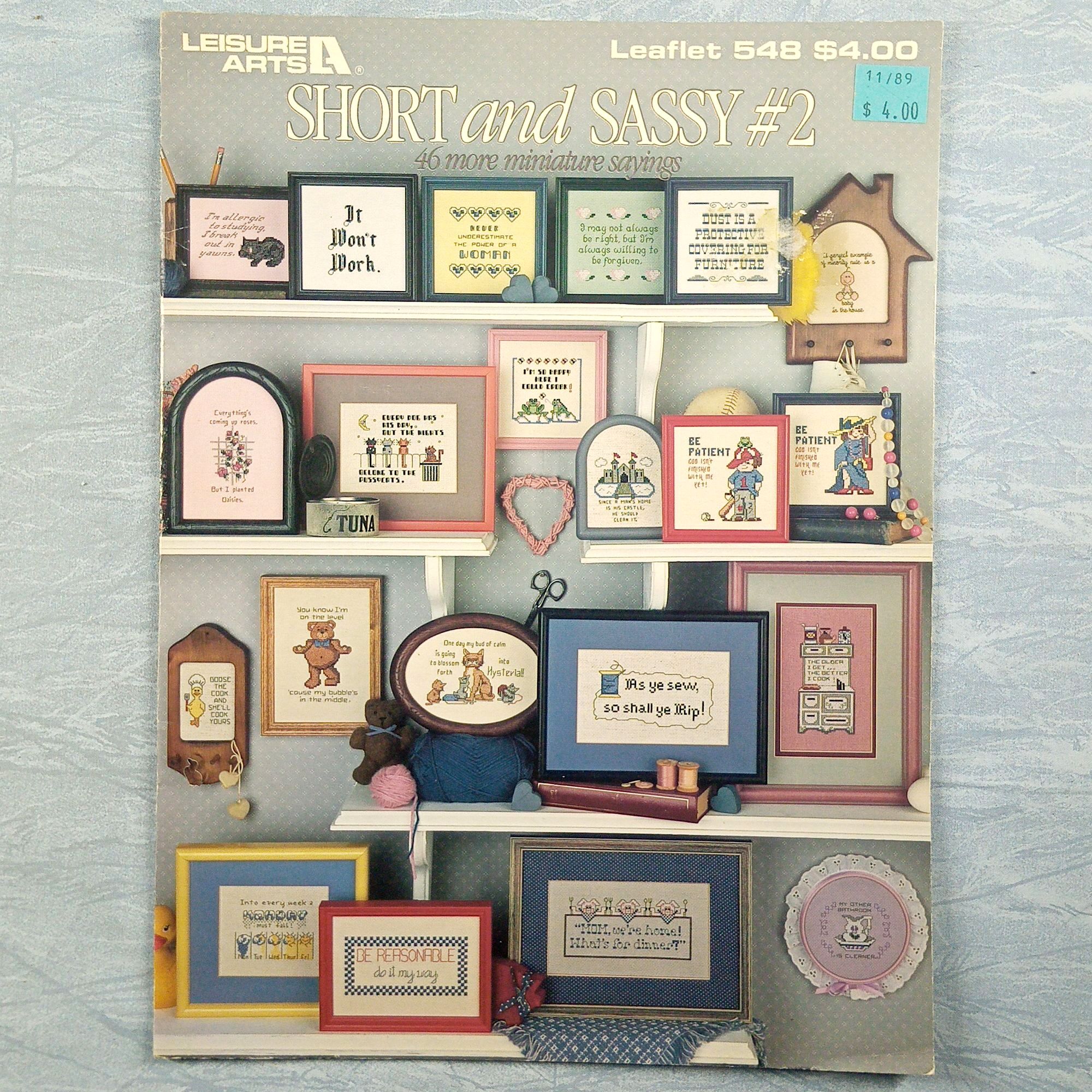 Leisure Arts Leaftlet #548 - Short And Sassy #2