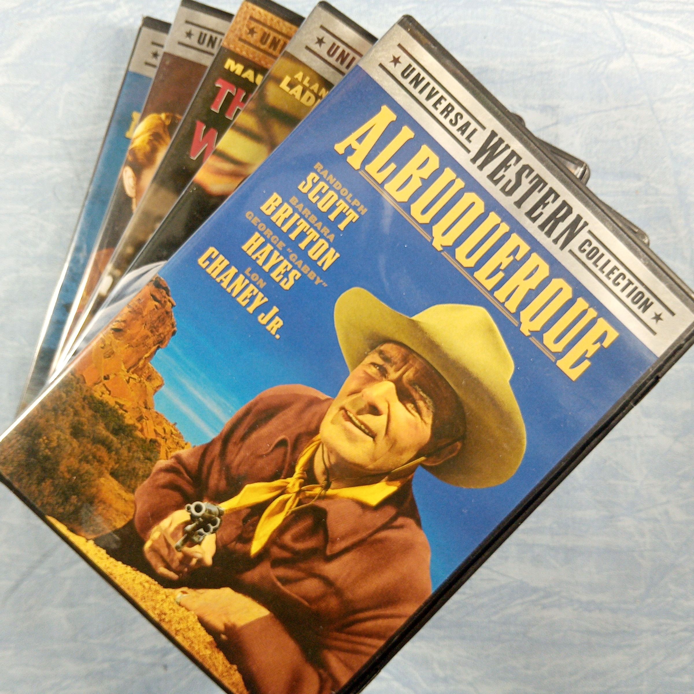 DVD Lot - Universal Western Collection - Albuquerque, The Plainsman, +3 more