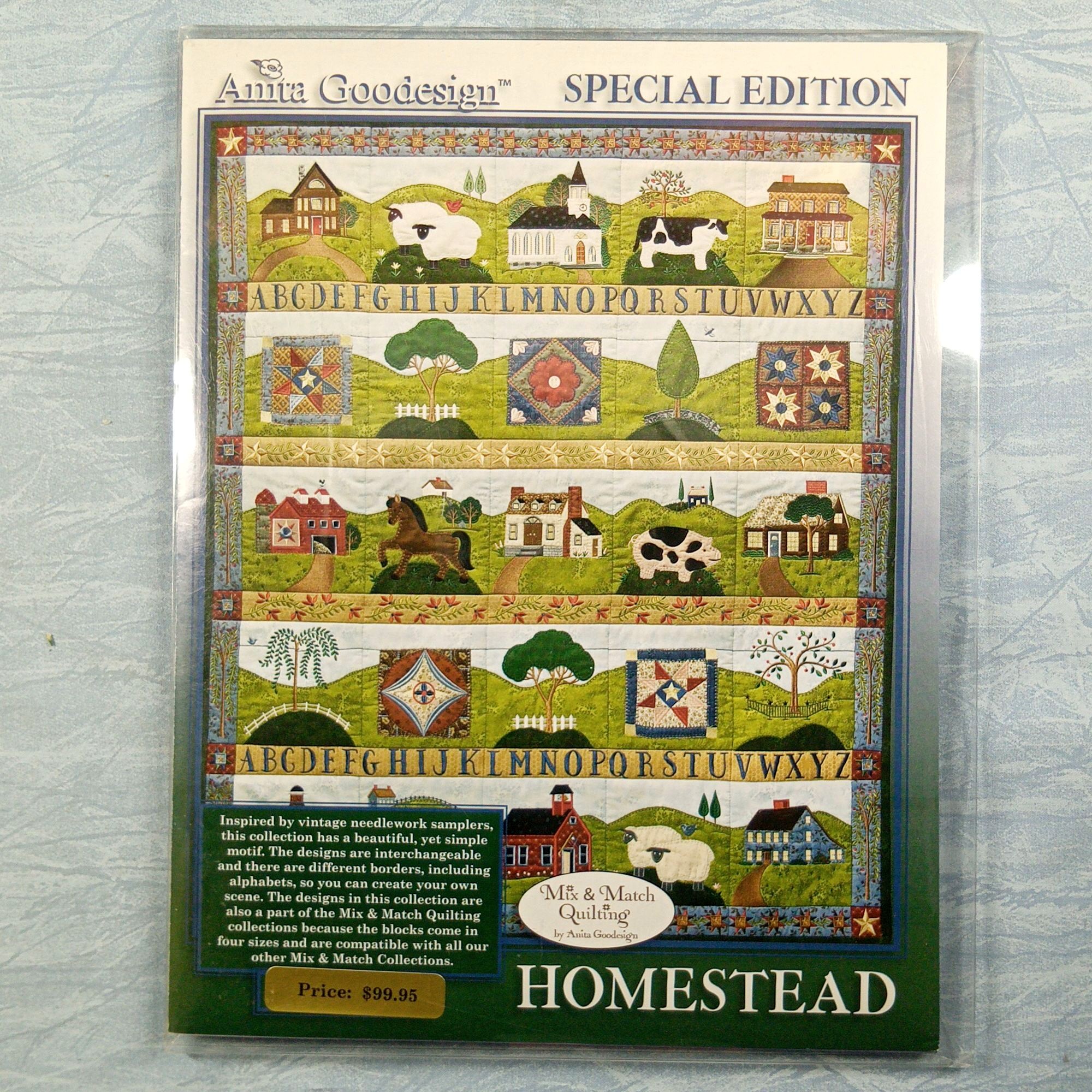 Anita Goodesign Mix & Match Quilting Designs - 12AGSE Homestead Special Edition