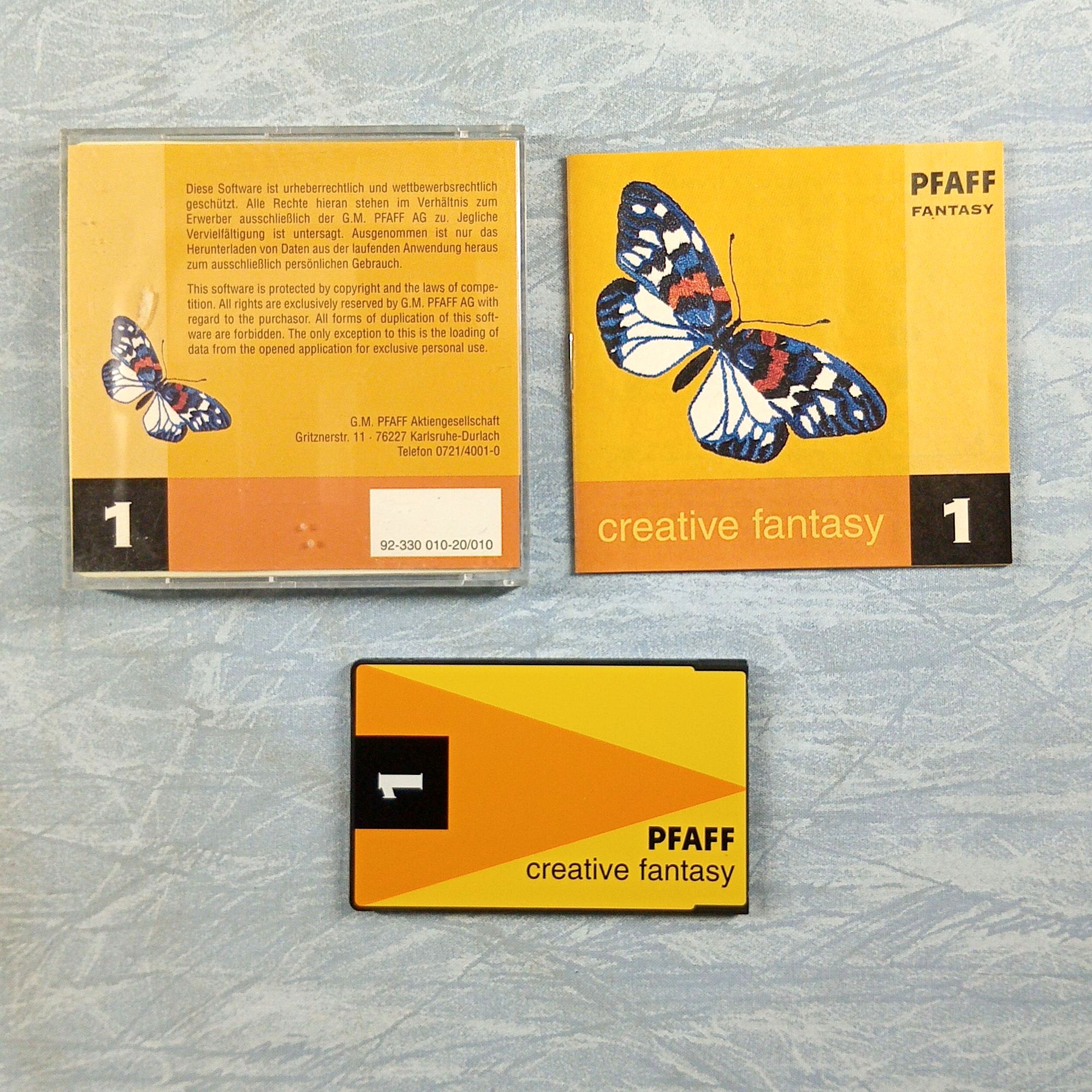 PFAFF Embroidery Creative Fantasy Card - #1 Fantasy