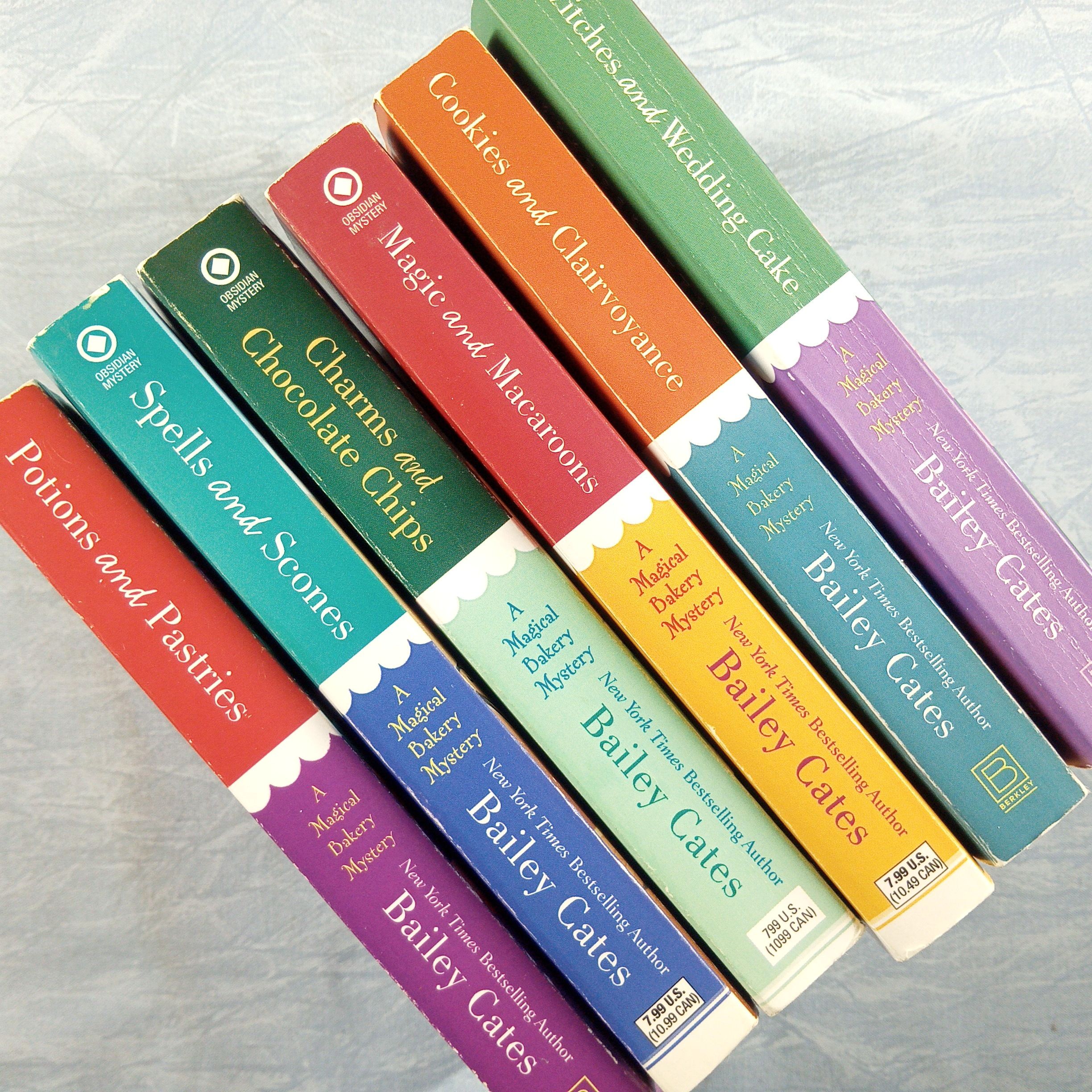 Book Lot (6 SC) - Magical Bakery Mystery Paperbacks - Spells And Scones, +5 more