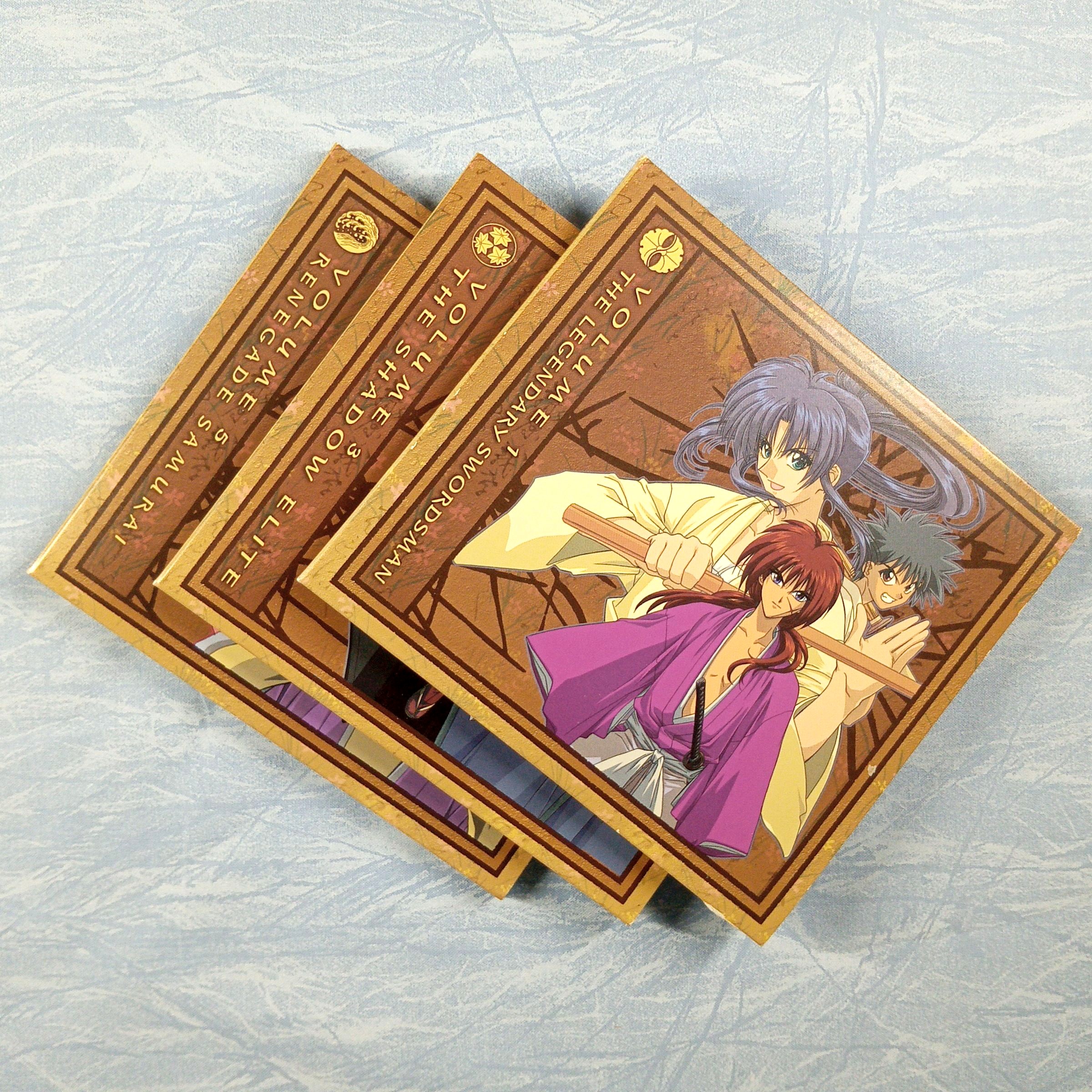 Rurouni Kenshin Wandering Samurai DVD Set (missing outer box)