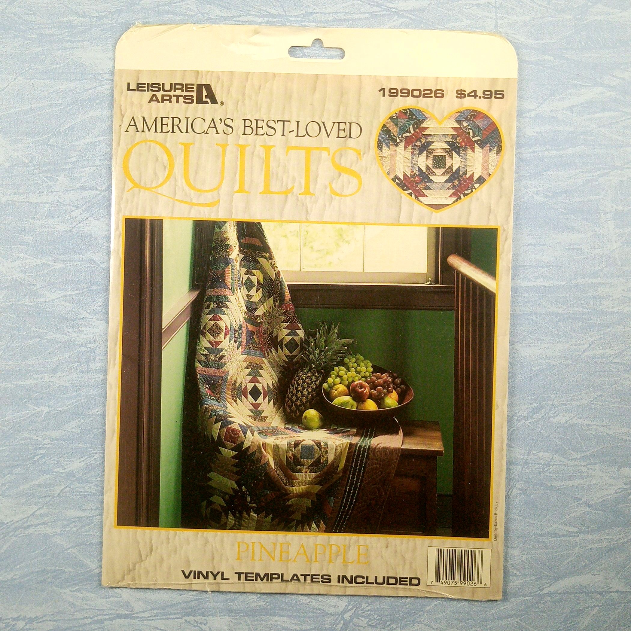 Leisure Arts Americas Best-Loved Quilts Pattern/Template 199026 Pineapple