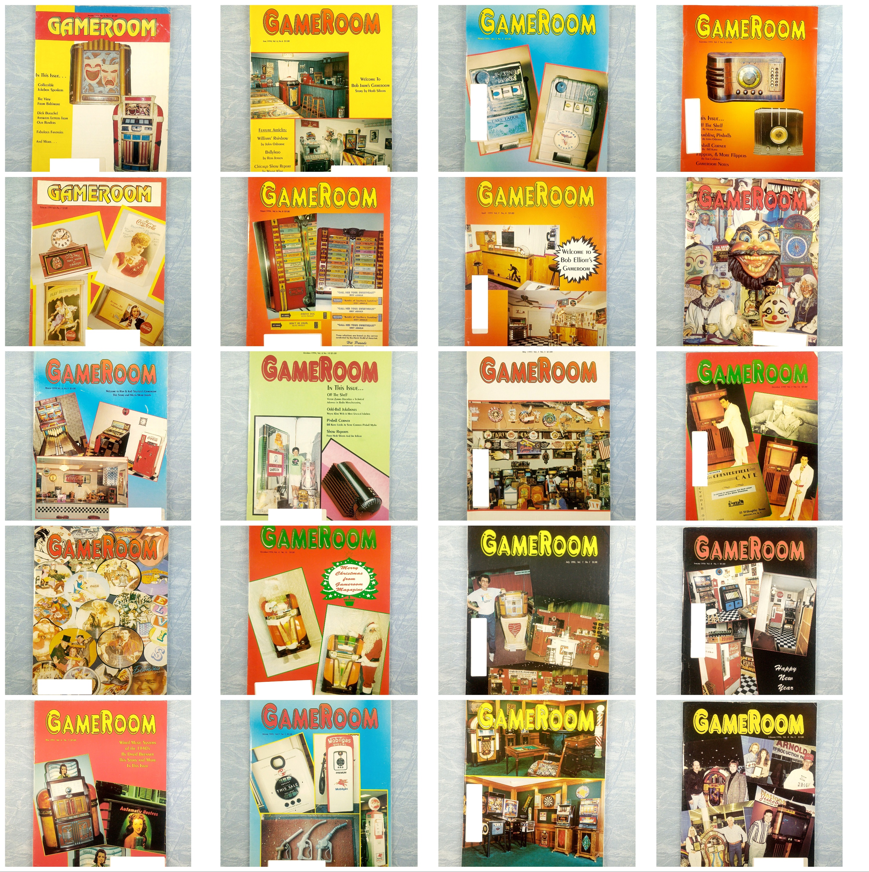 Magazine Lot Of 20 - Gameroom 1994-1996