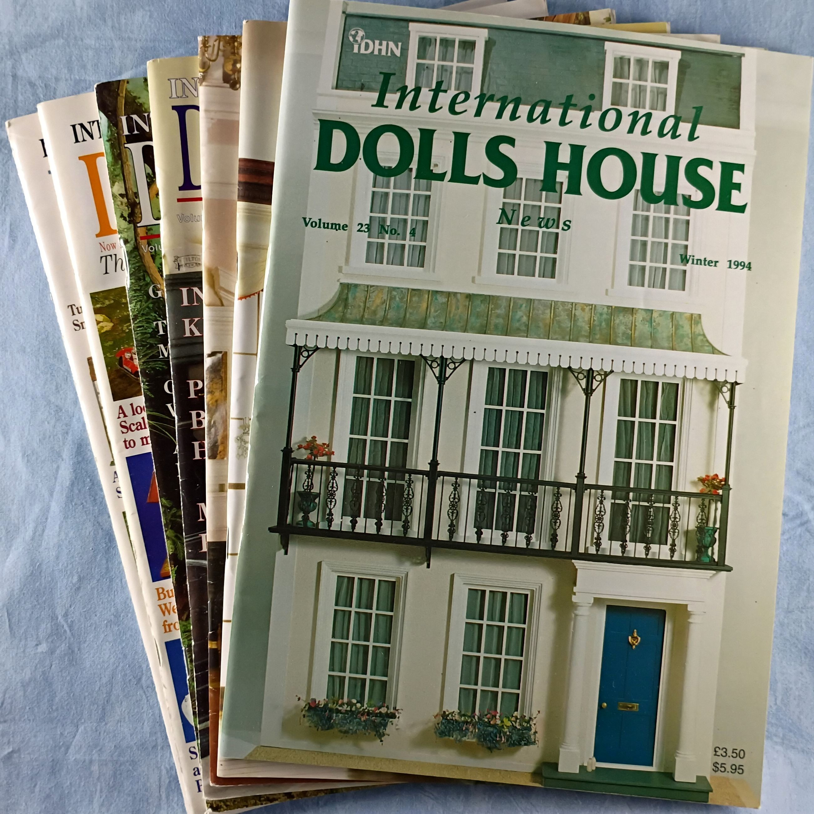 Magazine Lot Of 7 - International Dolls House News 1994-1997