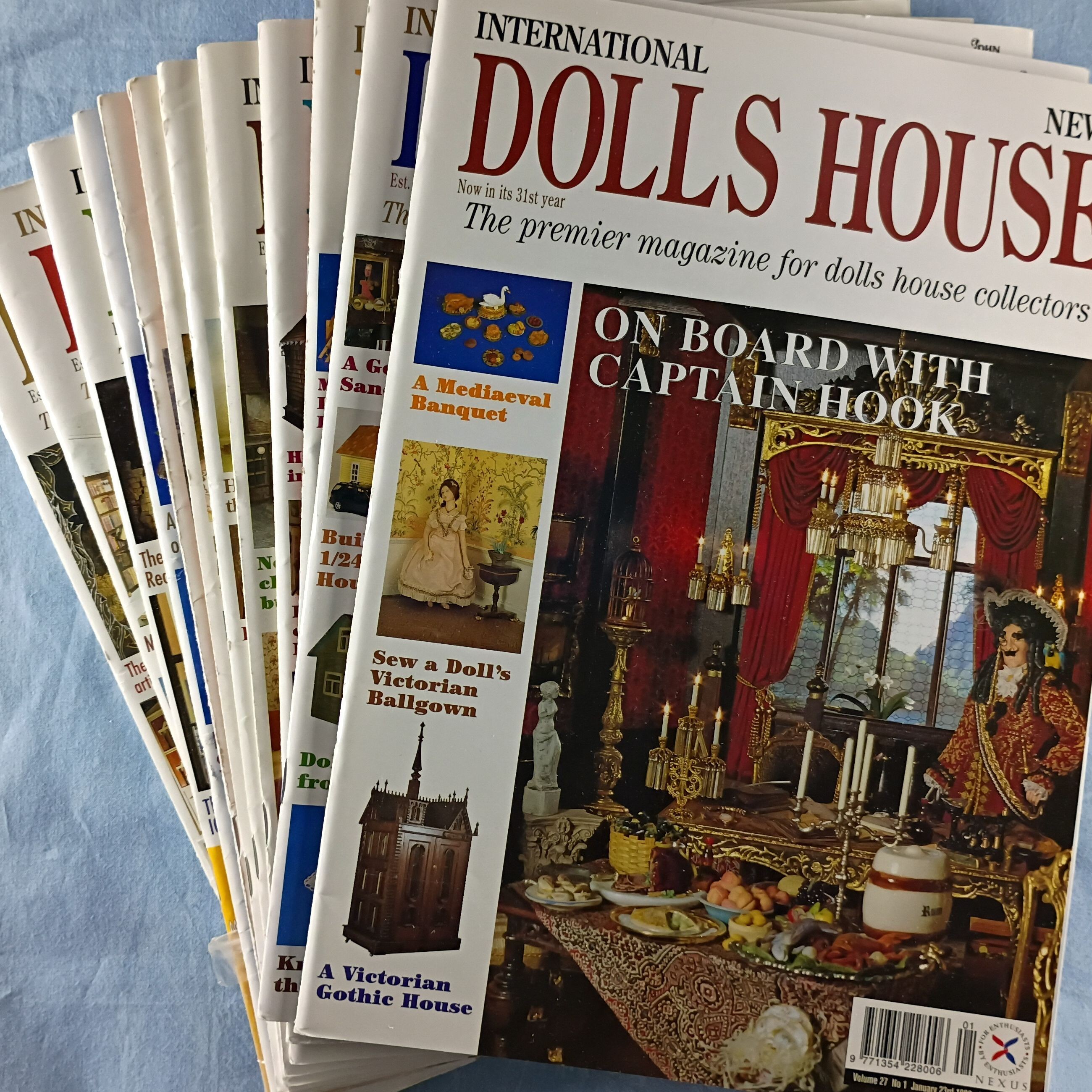 Magazine Lot Of 12 - International Dolls House News 1998
