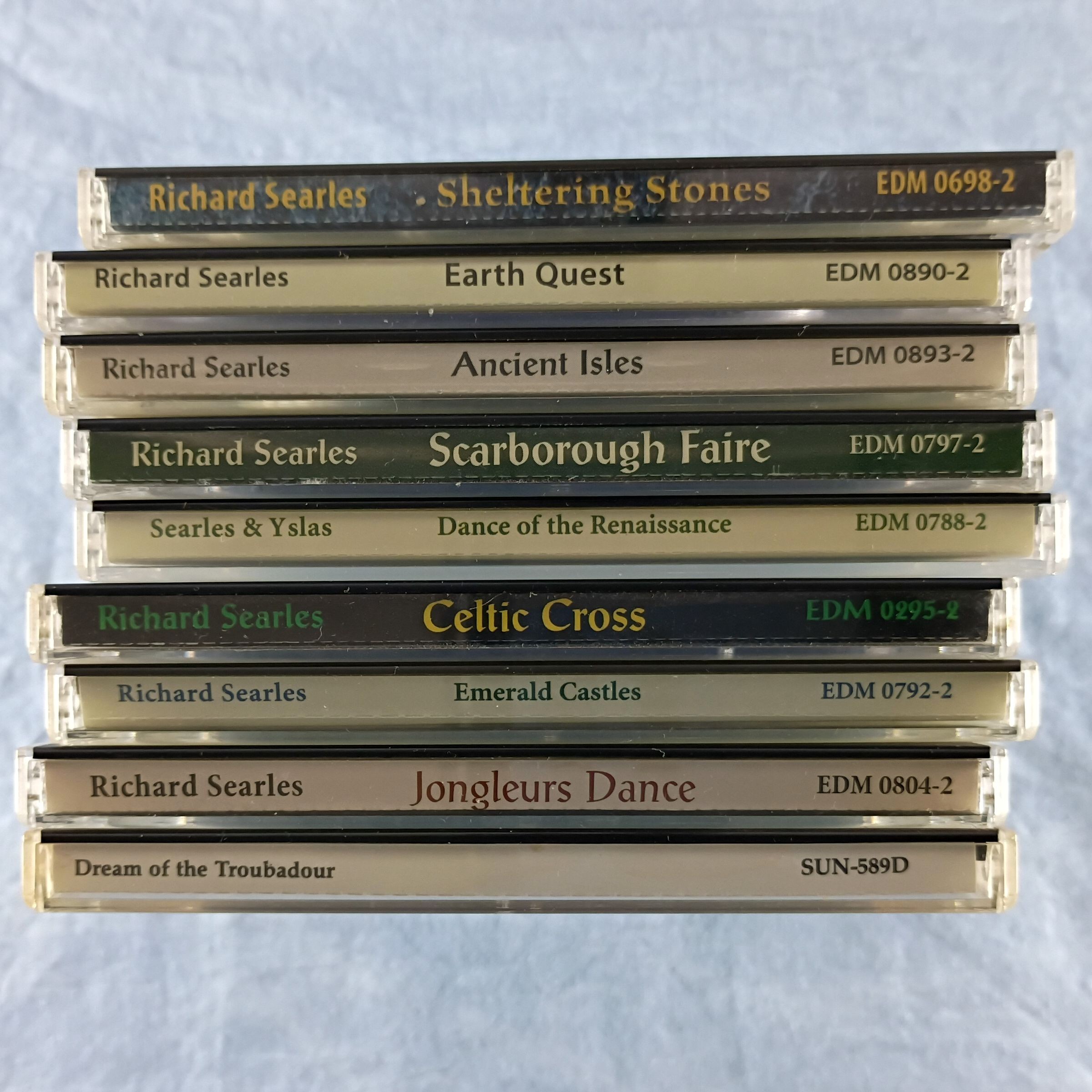 CD Lot Of 9 - Richard Searles - Celtic Cross, Scarborough Faire, +7 more